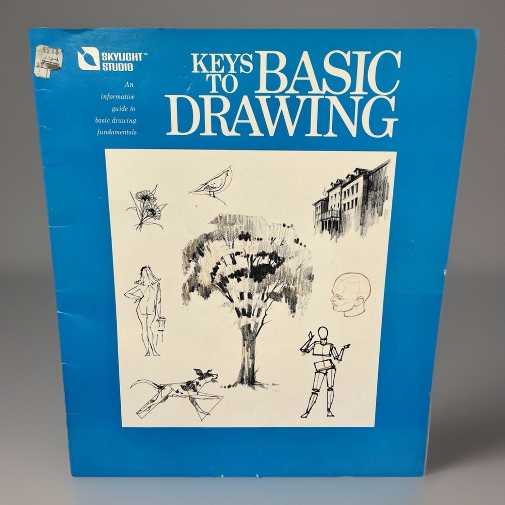 Vintage 1972 Keys to Basic Drawing S.H. McGuire Skylight Art Book